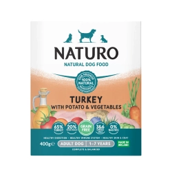 Naturo Grain Free Adult Indyk tacka 400g